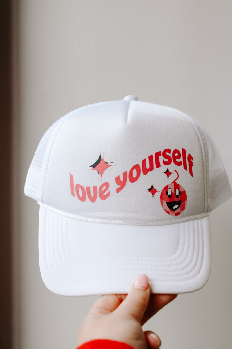 Love Yourself Disco Trucker Hat