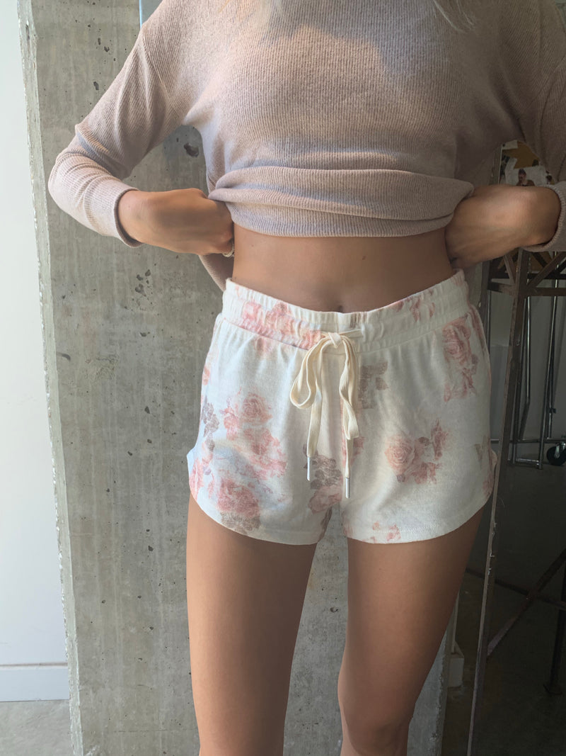 Z Supply Floral Lounge Shorts