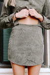 Olive the Above Corduroy Skirt